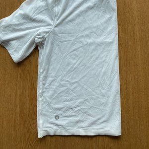 White Sheer Mesh Lululemon workout hint of sheer